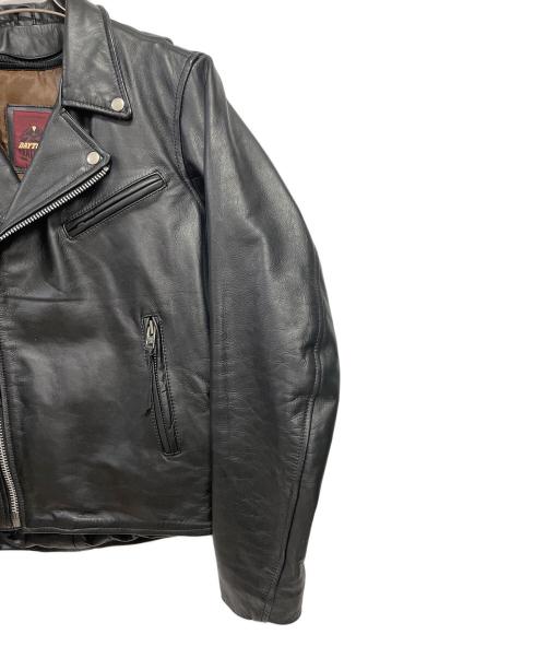 DAYTONA LEATHERS（デイトナ レザー）DAYTONA LEATHERS (デイトナ レザー) レザーライダースジャケット ブラック サイズ:Lの古着・服飾アイテム