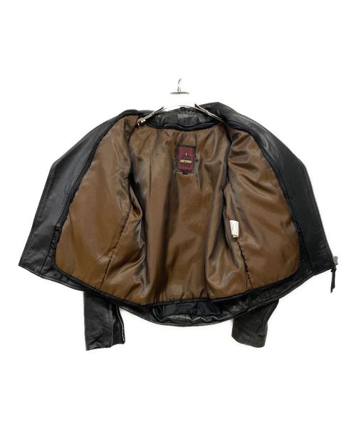 DAYTONA LEATHERS（デイトナ レザー）DAYTONA LEATHERS (デイトナ レザー) レザーライダースジャケット ブラック サイズ:Lの古着・服飾アイテム