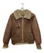 AVIREXアヴィレックス）の古着「タイプB-3ムートンジャケット」｜ブラウン