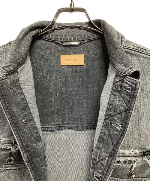 DOLCE & GABBANA（ドルチェ＆ガッバーナ）DOLCE & GABBANA (ドルチェ＆ガッバーナ) デニムシャツジャケット グレー サイズ:46の古着・服飾アイテム