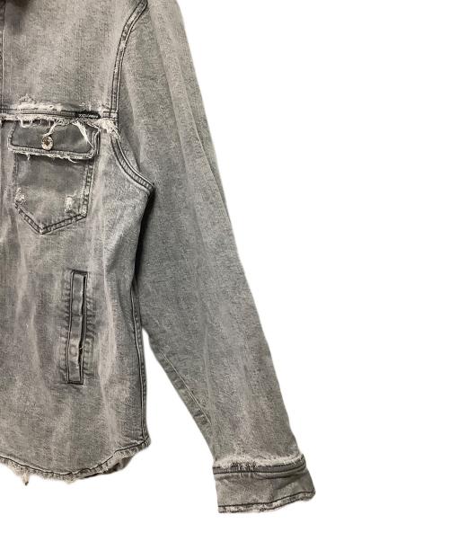DOLCE & GABBANA（ドルチェ＆ガッバーナ）DOLCE & GABBANA (ドルチェ＆ガッバーナ) デニムシャツジャケット グレー サイズ:46の古着・服飾アイテム