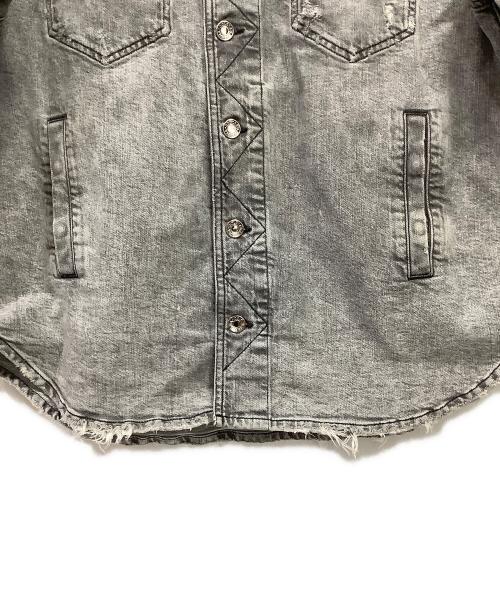 DOLCE & GABBANA（ドルチェ＆ガッバーナ）DOLCE & GABBANA (ドルチェ＆ガッバーナ) デニムシャツジャケット グレー サイズ:46の古着・服飾アイテム