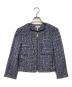 MAX&Co.（マックスアンドコー）の古着「ジャガードジャケット」｜ブルー