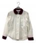 BLACK COMME des GARCONS（ブラックコムデギャルソン）の古着「ベロア クレリックシャツ」｜ホワイト