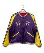 ）の古着「スカジャン AMERICAN LAST FRONTIER」｜レッド×パープル