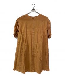 nest Robe（ネストローブ）の古着「半袖ワンピース」｜ブラウン