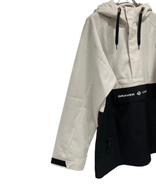 GRAVER CREEK（グラバークリーク）GRAVER CREEK (グラバークリーク) ナイロンジャケット アイボリー サイズ:Mの古着・服飾アイテム