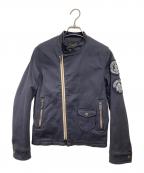 Hysteric Glamourヒステリックグラマー）の古着「ジップアップジャケット」｜ネイビー