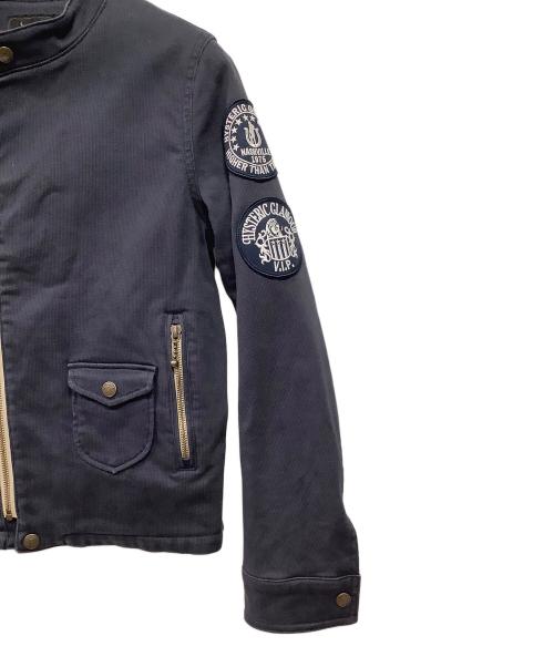 Hysteric Glamour（ヒステリックグラマー）Hysteric Glamour (ヒステリックグラマー) ジップアップジャケット ネイビー サイズ:FREEの古着・服飾アイテム