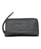 COACHコーチ）の古着「ホース キャリッジ長財布」｜ブラック