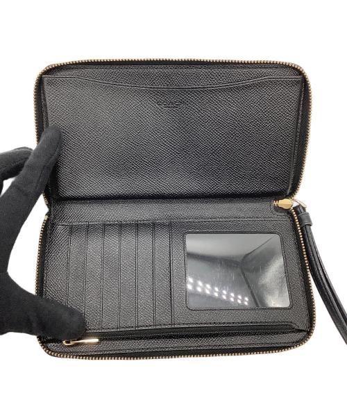 COACH（コーチ）COACH (コーチ) ホース キャリッジ長財布 ブラックの古着・服飾アイテム