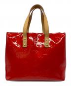 LOUIS VUITTONルイ ヴィトン）の古着「ヴェルニ・リードPM/ハンドバッグ」｜ルージュ