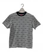 SUPREMEシュプリーム）の古着「半袖カットソー」｜ブラック×ホワイト