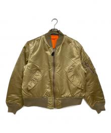 CORINTH MFG（コリンズ）の古着「MA-1ジャケット」｜カーキ