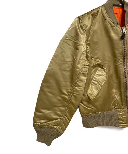 CORINTH MFG（コリンズ）CORINTH MFG (コリンズ) MA-1ジャケット カーキ サイズ:Lの古着・服飾アイテム