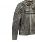 中古・古着 HARLEY-DAVIDSON (ハーレーダビッドソン) レザージャケット ブラック サイズ:L：9000円