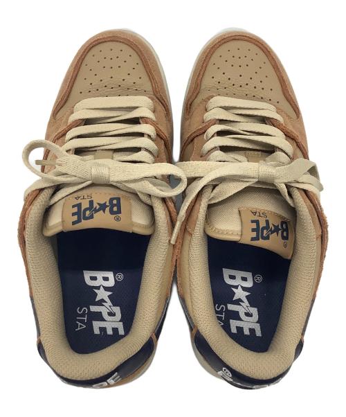 BAPE BY A BATHING APE（ベイプバイアベイシングエイプ）BAPE BY A BATHING APE (ベイプバイアベイシングエイプ) ローカットスニーカー ブラウン サイズ:25㎝の古着・服飾アイテム