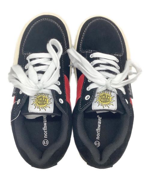 NORTHWAVE（ノースウェーブ）NORTHWAVE (ノースウェーブ) ESPRESSO SUEDE (Black/Red) ブラック サイズ:26.5cm 未使用品の古着・服飾アイテム