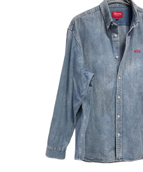 SUPREME（シュプリーム）Supreme (シュプリーム) デニムシャツ スカイブルー サイズ:Lの古着・服飾アイテム