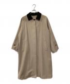FREAK'S STOREフリークスストア）の古着「襟切替ステンカラーコート」｜ブラウン