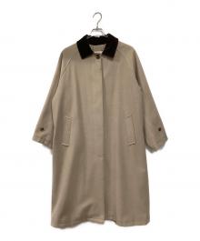 FREAK'S STORE（フリークスストア）の古着「襟切替ステンカラーコート」｜ブラウン