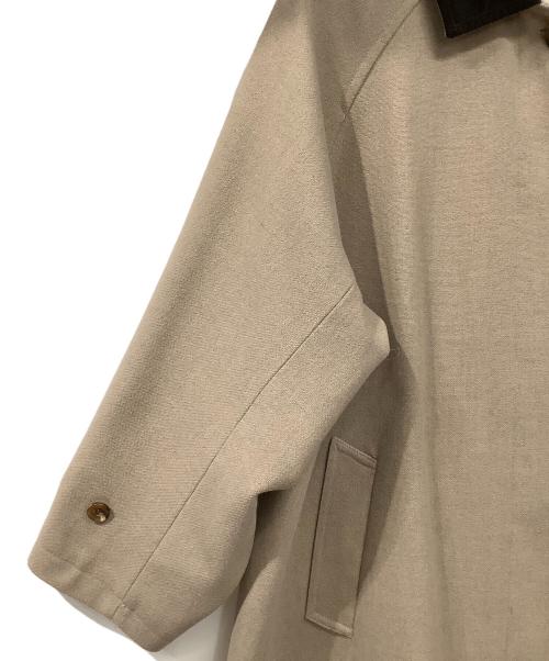 FREAK'S STORE（フリークスストア）FREAK'S STORE (フリークスストア) 襟切替ステンカラーコート ブラウン サイズ:Fの古着・服飾アイテム