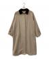 FREAK'S STORE（フリークスストア）の古着「襟切替ステンカラーコート」｜ブラウン