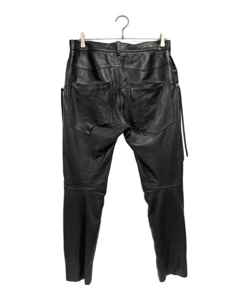 BED J.W. FORD（ベッドフォード）BED J.W. FORD (ベッドフォード) レザーパンツ ブラック サイズ:1の古着・服飾アイテム