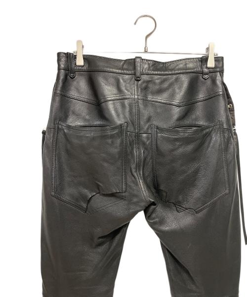 BED J.W. FORD（ベッドフォード）BED J.W. FORD (ベッドフォード) レザーパンツ ブラック サイズ:1の古着・服飾アイテム