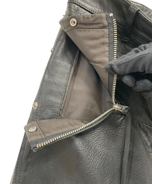 BED J.W. FORD（ベッドフォード）BED J.W. FORD (ベッドフォード) レザーパンツ ブラック サイズ:1の古着・服飾アイテム