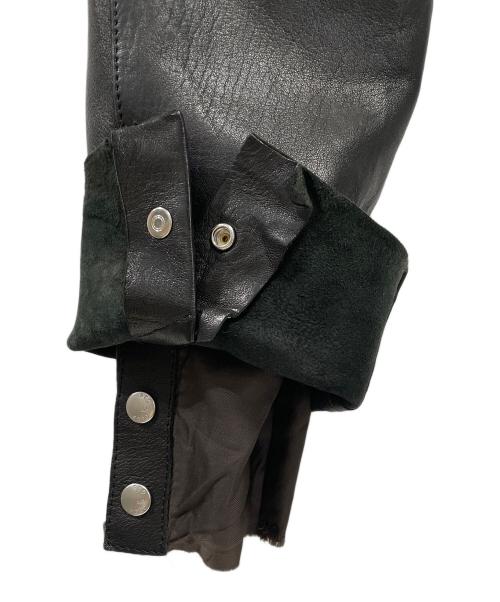 BED J.W. FORD（ベッドフォード）BED J.W. FORD (ベッドフォード) レザーパンツ ブラック サイズ:1の古着・服飾アイテム