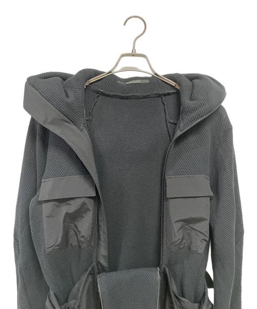 D.HYGEN（ディーハイゲン）D.HYGEN (ディーハイゲン) Honeycomb Cotton Tactical Hooded Jacket ブラック サイズ:１の古着・服飾アイテム