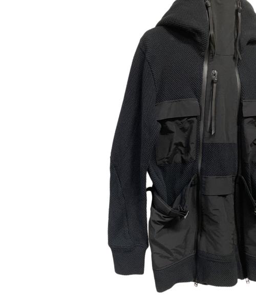 D.HYGEN（ディーハイゲン）D.HYGEN (ディーハイゲン) Honeycomb Cotton Tactical Hooded Jacket ブラック サイズ:１の古着・服飾アイテム