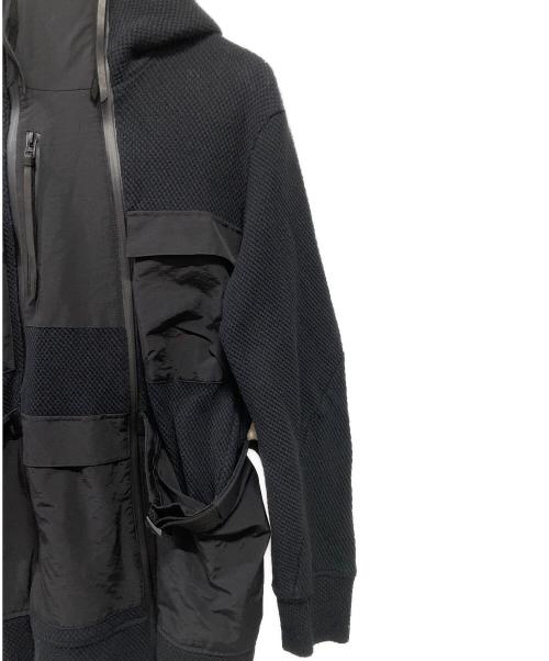 D.HYGEN（ディーハイゲン）D.HYGEN (ディーハイゲン) Honeycomb Cotton Tactical Hooded Jacket ブラック サイズ:１の古着・服飾アイテム