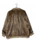 soerte (ソエルテ) ニットドッキングファージャケット ブラウン サイズ:2：8000円
