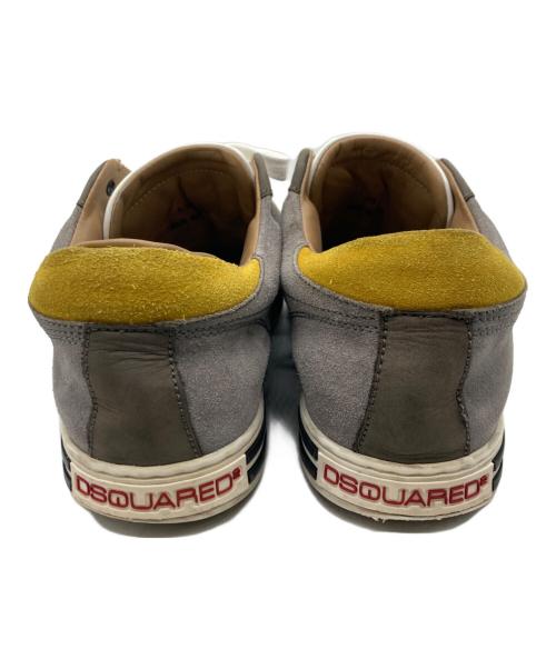 DSQUARED2（ディースクエアード）DSQUARED2 (ディースクエアード) スニーカー グレー×ブラウン サイズ:26.5㎝の古着・服飾アイテム
