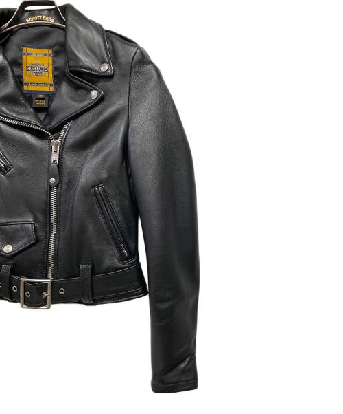 Schott（ショット）Schott (ショット) ライダースジャケット ブラック サイズ:XS 未使用品の古着・服飾アイテム
