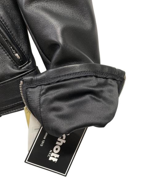 Schott（ショット）Schott (ショット) ライダースジャケット ブラック サイズ:XS 未使用品の古着・服飾アイテム