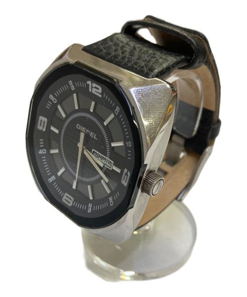DIESEL（ディーゼル）DIESEL (ディーゼル) リストウォッチ ブラックの古着・服飾アイテム