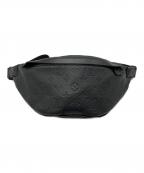 LOUIS VUITTONルイ ヴィトン）の古着「モノグラム ディスカバリー・バムバッグ PM」｜ブラック