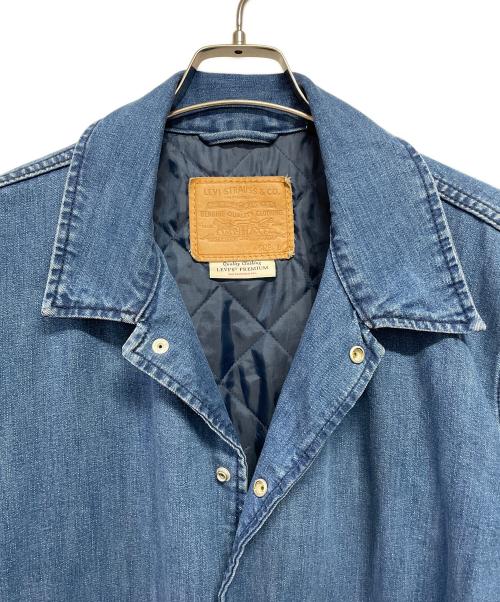 LEVI'S PReMIUM（リーバイス プレミアム）LEVI'S PReMIUM (リーバイス プレミアム) 中綿ジャケット ブルー サイズ:Lの古着・服飾アイテム