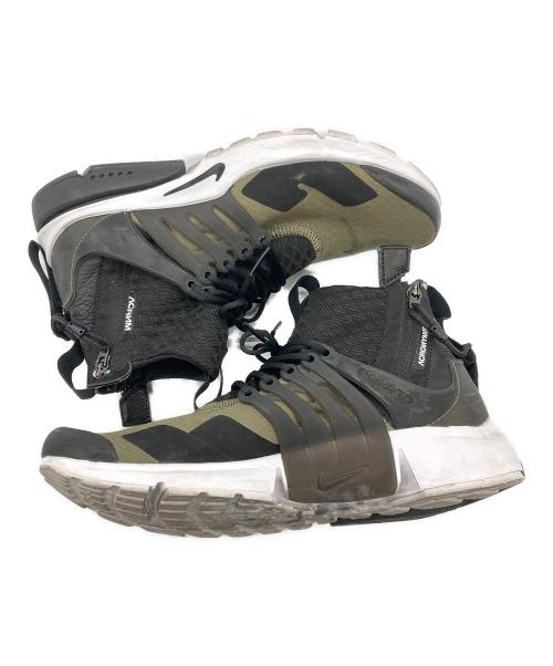 NIKE（ナイキ）NIKE (ナイキ) ACRONYM (アクロニウム) AIR PRESTO MID/ハイカットスニーカー ブラック サイズ:US XSの古着・服飾アイテム