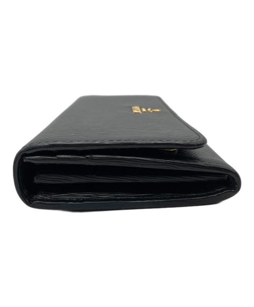PRADA（プラダ）PRADA (プラダ) サフィアーノ 長財布 ブラックの古着・服飾アイテム