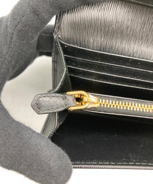 PRADA（プラダ）PRADA (プラダ) サフィアーノ 長財布 ブラックの古着・服飾アイテム