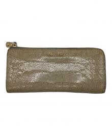 MIU MIU（ミュウミュウ）の古着「ラウンドファスナー財布」