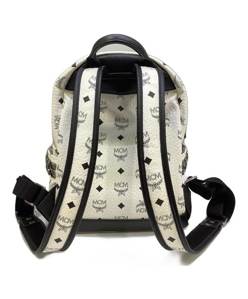 MCM（エムシーエム）MCM (エムシーエム) Stark サイドスタッズ バックパック - ヴィセトス ホワイトの古着・服飾アイテム