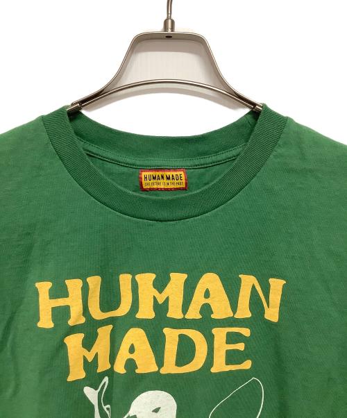 HUMAN MADE（ヒューマンメイド）HUMAN MADE (ヒューマンメイド) 半袖カットソー グリーン サイズ:XLの古着・服飾アイテム