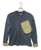 sacaiサカイ）の古着「長袖カットソー」｜ネイビー