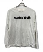 WASTED YOUTHウエステッド ユース）の古着「長袖カットソー」｜ホワイト