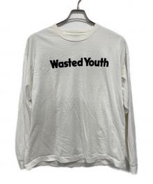 WASTED YOUTH（ウェイステッドユース）の古着「長袖カットソー」｜ホワイト